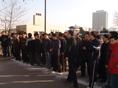“迎元旦”冬季环校园长跑竞赛组准备中